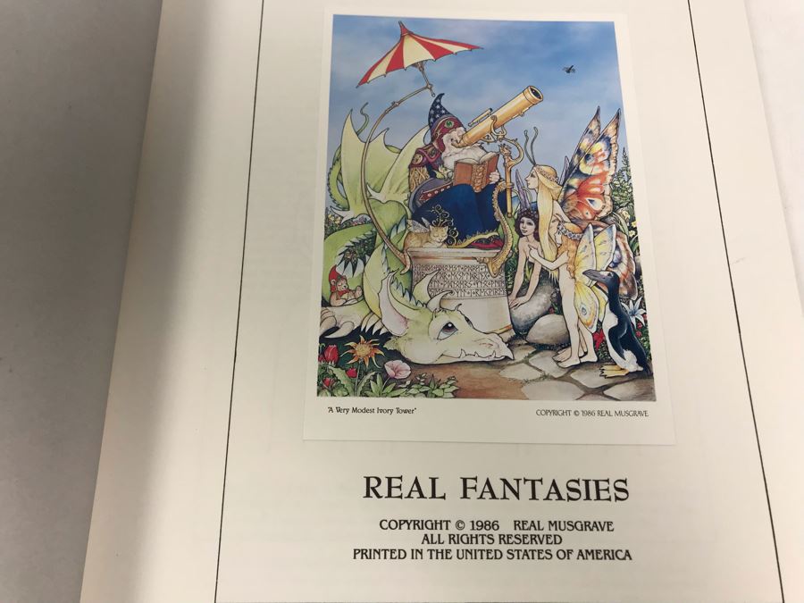 Hand Illustrated And Hand Signed Real Musgrave Book: Real Musgrave The Graphic Works Of Real Musgrave - Signed By Real And Muff Musgrave [Photo 14]