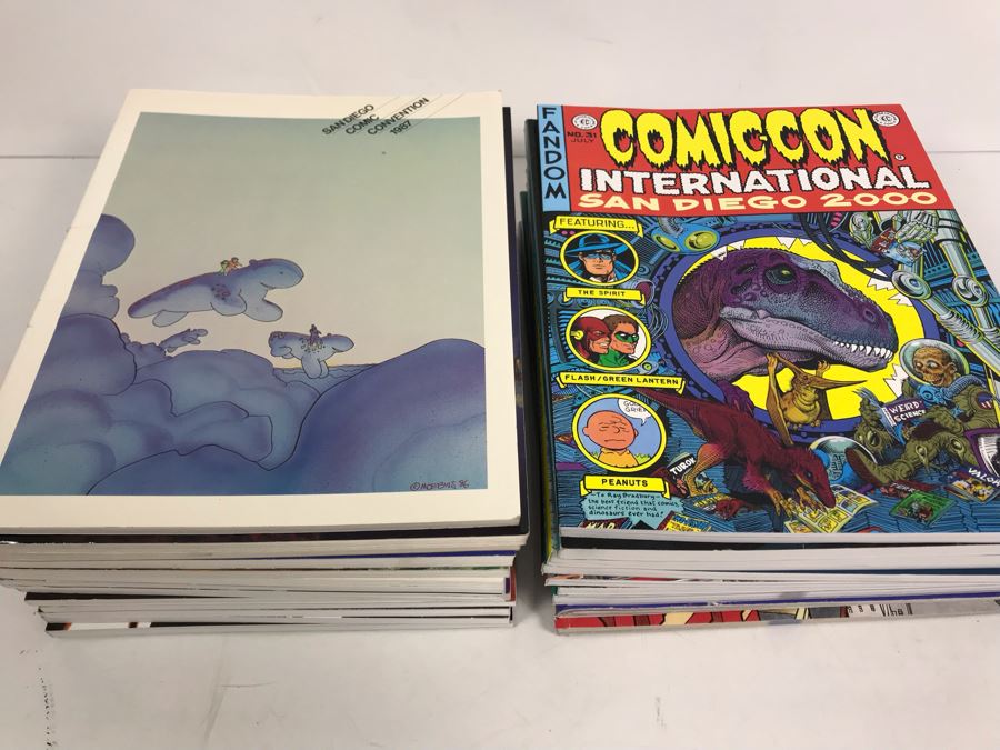 San Diego Comic-Con Convention Programs From 1987-2009