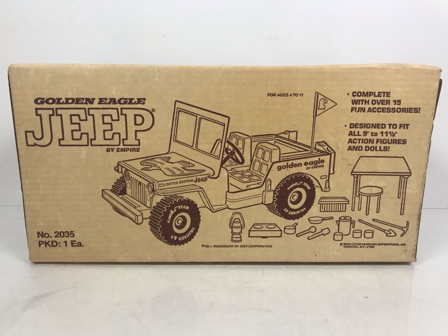 Vintage 1979 Empire Toys Golden Eagle Jeep New In Box [Photo 6]