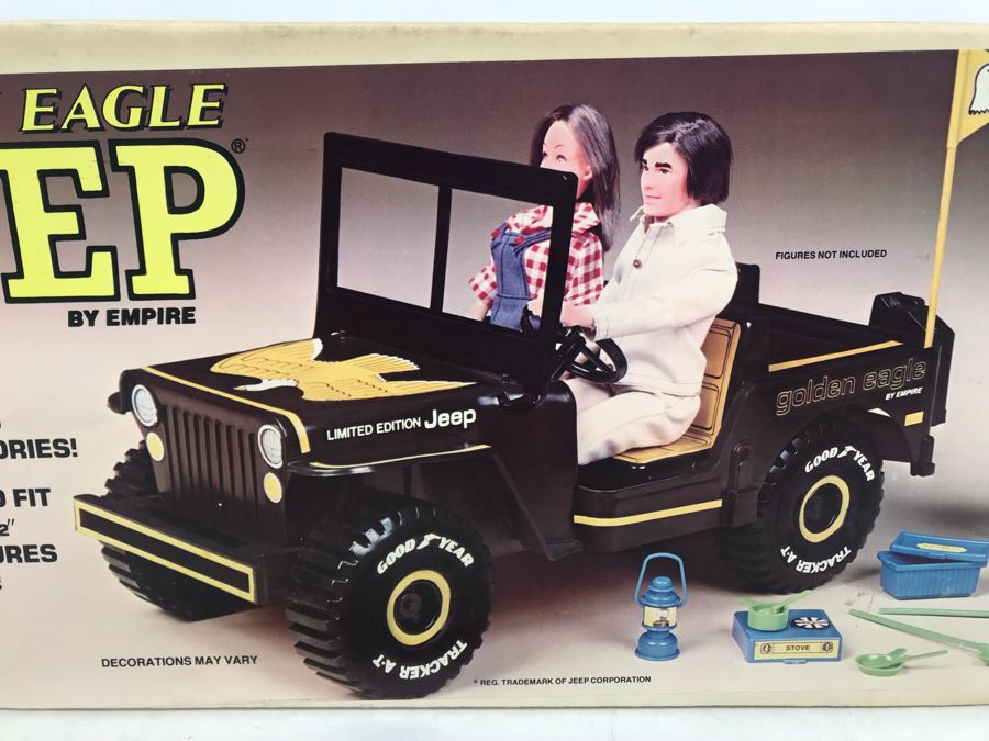 Vintage 1979 Empire Toys Golden Eagle Jeep New In Box [Photo 3]