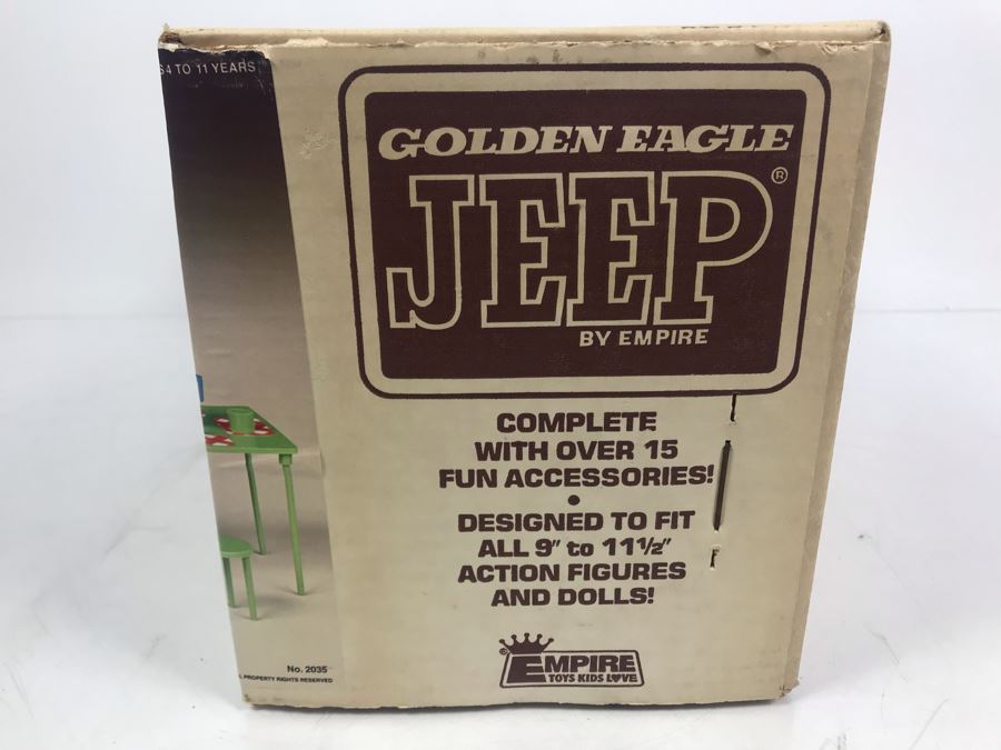 Vintage 1979 Empire Toys Golden Eagle Jeep New In Box [Photo 5]