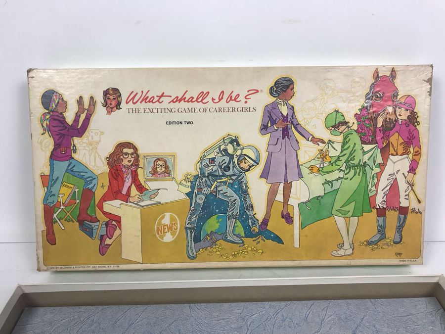 Vintage 1976 What Shall I Be? The Exciting Game Of Career Girls Edition Two Board Game By Selchow & Righter Co [Photo 2]
