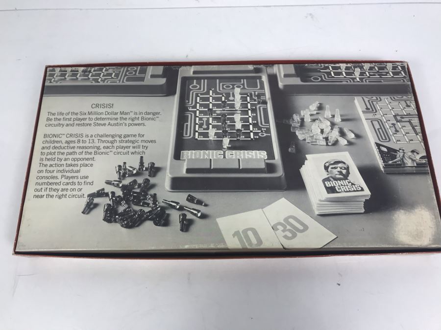 Vintage 1975 The Six Million Dollar Man Bionic Crisis Parker Brothers Board Game [Photo 9]