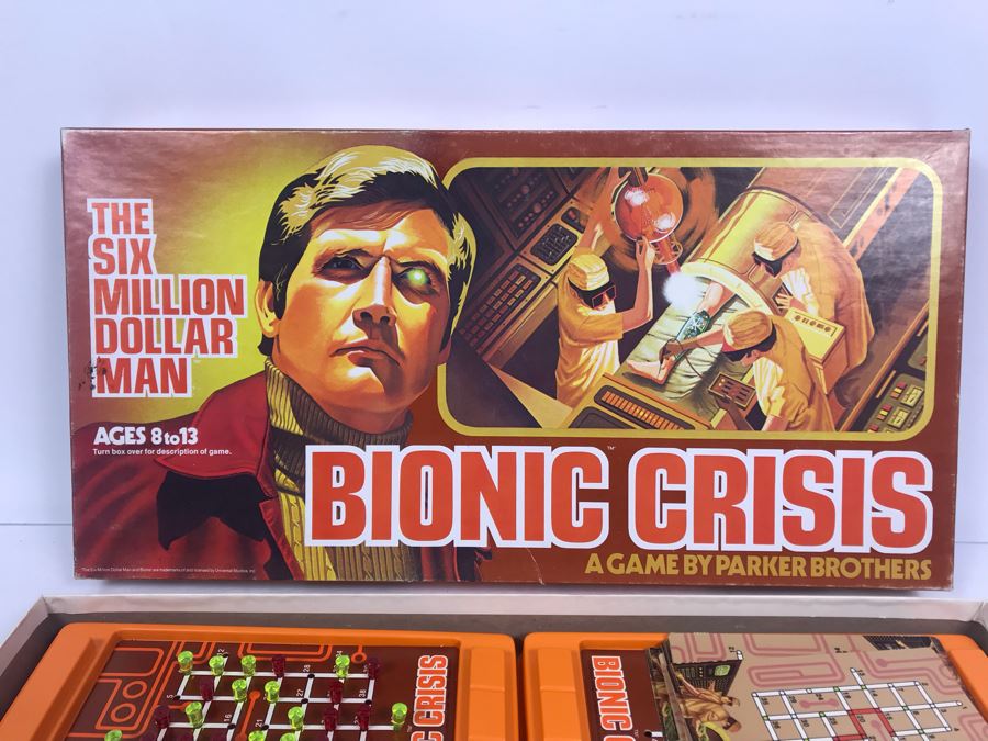 Vintage 1975 The Six Million Dollar Man Bionic Crisis Parker Brothers Board Game [Photo 6]