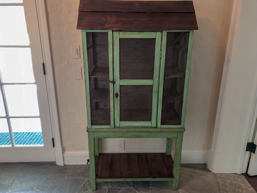 Antique Wrought Iron Plant Fern Stand Shabby Chic Antique White Very Heavy 41'H [Photo 8]