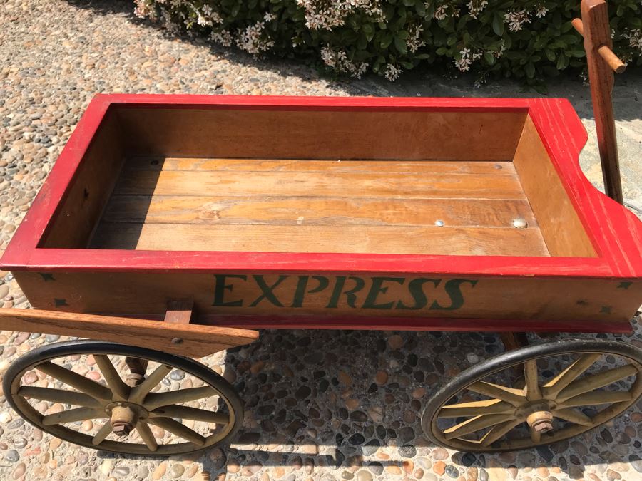 Antique Express Wooden Wagon 38'L X 16'W X 17'H [Photo 7]