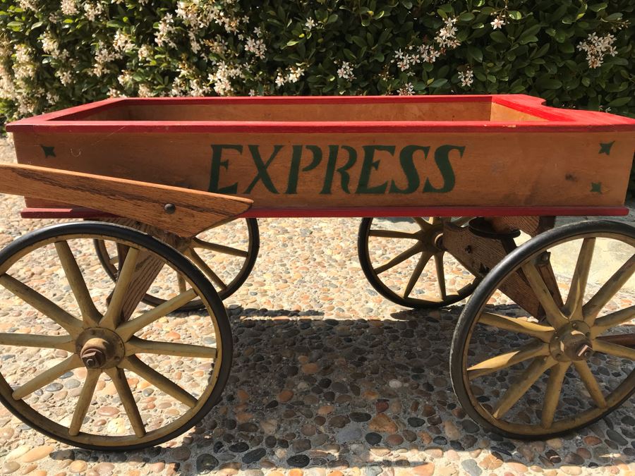 Antique Express Wooden Wagon 38'L X 16'W X 17'H [Photo 12]