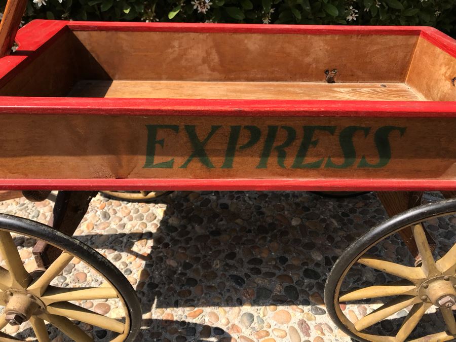 Antique Express Wooden Wagon 38'L X 16'W X 17'H [Photo 23]