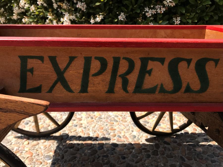 Antique Express Wooden Wagon 38'L X 16'W X 17'H [Photo 13]