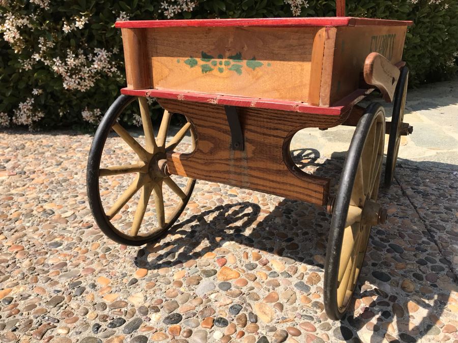 Antique Express Wooden Wagon 38'L X 16'W X 17'H [Photo 16]