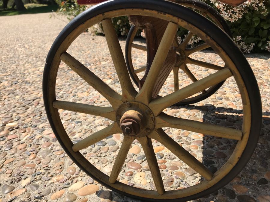Antique Express Wooden Wagon 38'L X 16'W X 17'H [Photo 15]