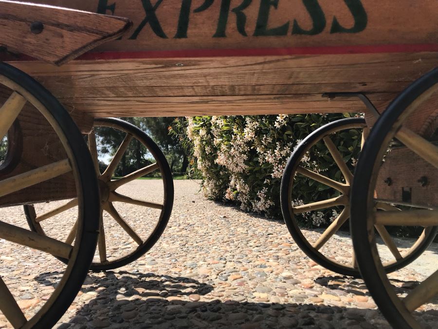 Antique Express Wooden Wagon 38'L X 16'W X 17'H [Photo 20]