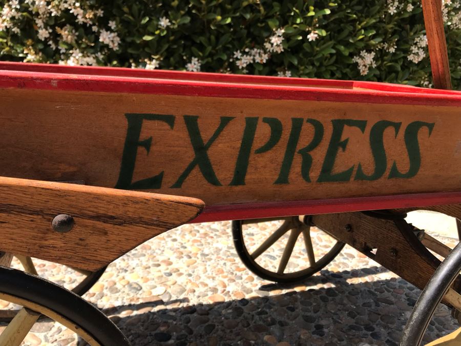 Antique Express Wooden Wagon 38'L X 16'W X 17'H [Photo 6]