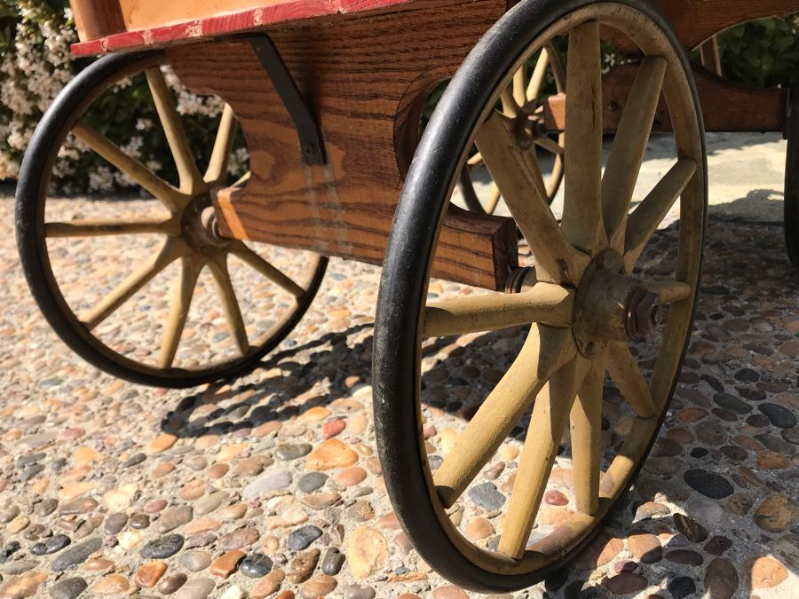 Antique Express Wooden Wagon 38'L X 16'W X 17'H [Photo 19]