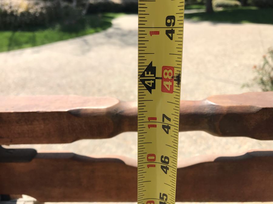 Antique Wooden Anchor Brand Folding Bench Wringer 4'H [Photo 6]