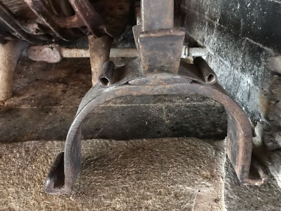 Antique Wrought Iron Fireplace Tools With Stand And Antique Fireplace Andirons [Photo 5]