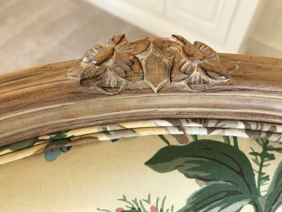 Pair Of Elegant Upholstered Armchairs [Photo 5]