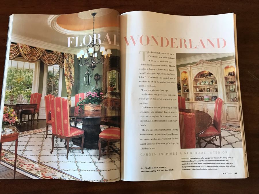 Vintage Wooden Table Desk With (2) Drawers Featured In Magazine (See Photos) [Photo 2]