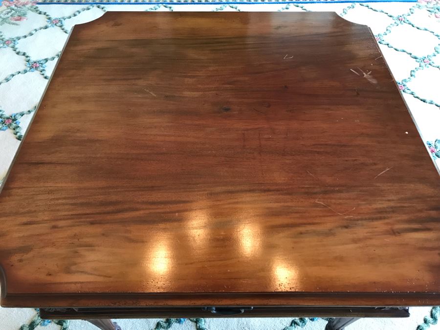 Vintage Wooden Table Desk With (2) Drawers Featured In Magazine (See Photos) [Photo 11]