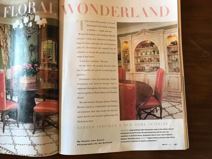 Vintage Wooden Table Desk With (2) Drawers Featured In Magazine (See Photos) [Photo 18]