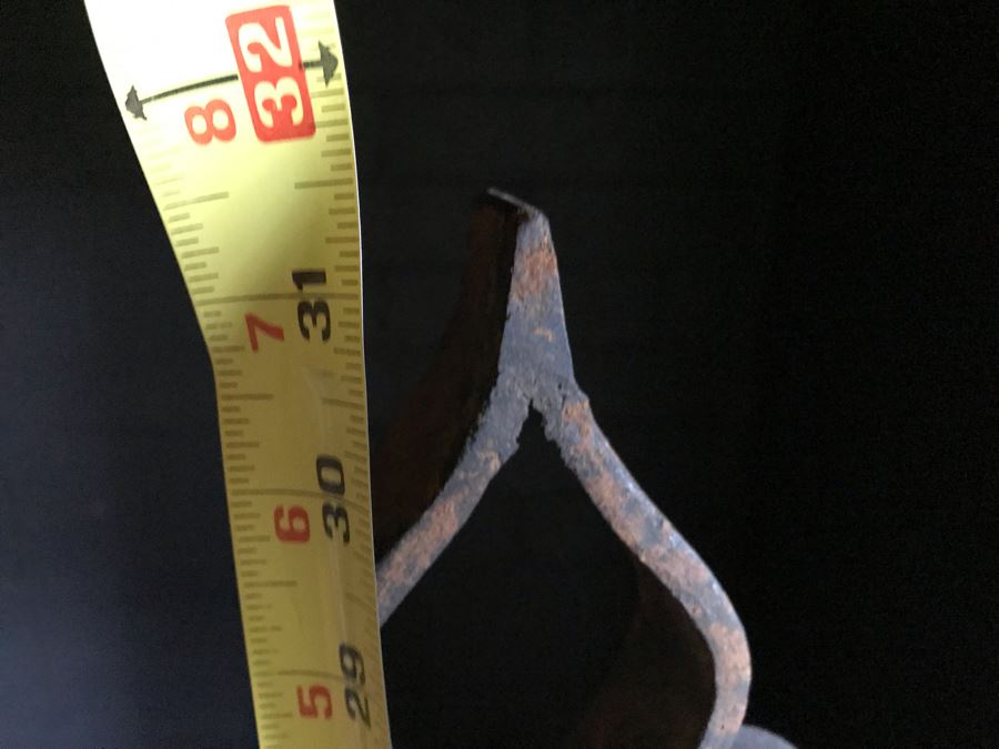 Vintage Wrought Iron Fireplace Andirons [Photo 11]