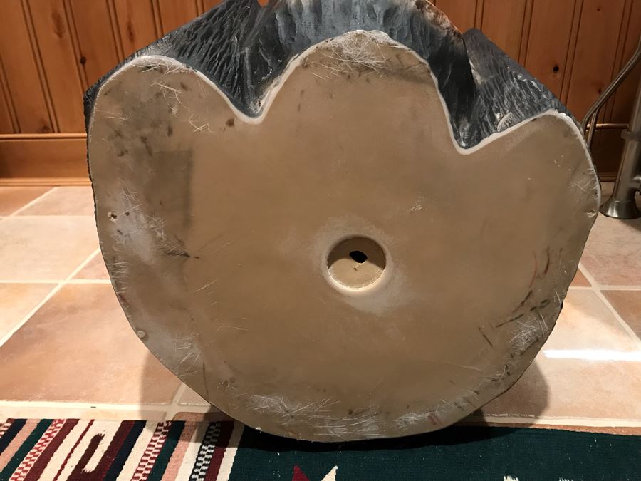 Cute Resin Fiberglass Bear Basket Towel Holder 21'H [Photo 10]