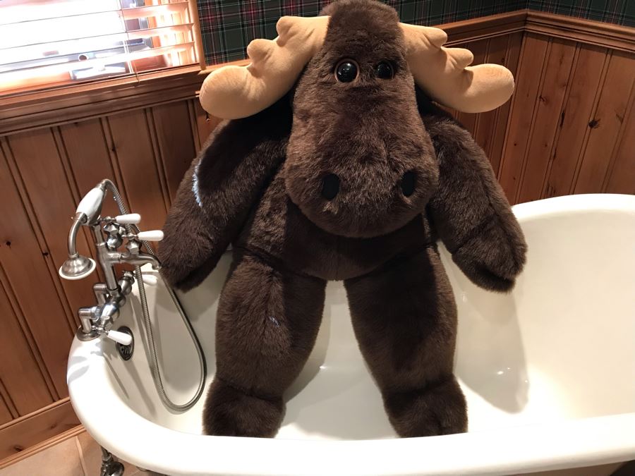 Large Stuffed Animal Moose Plush Toy