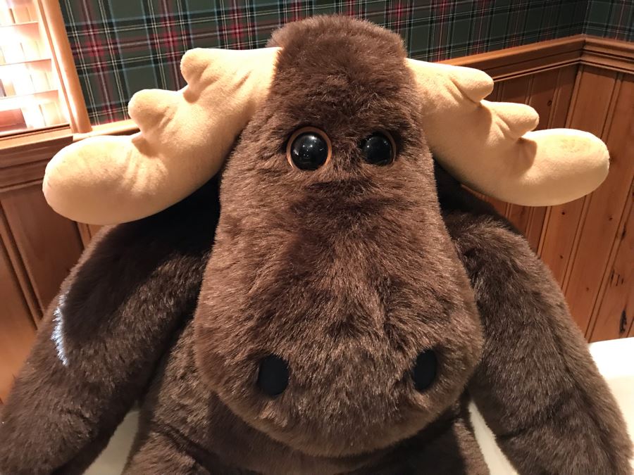 life size moose stuffed animal