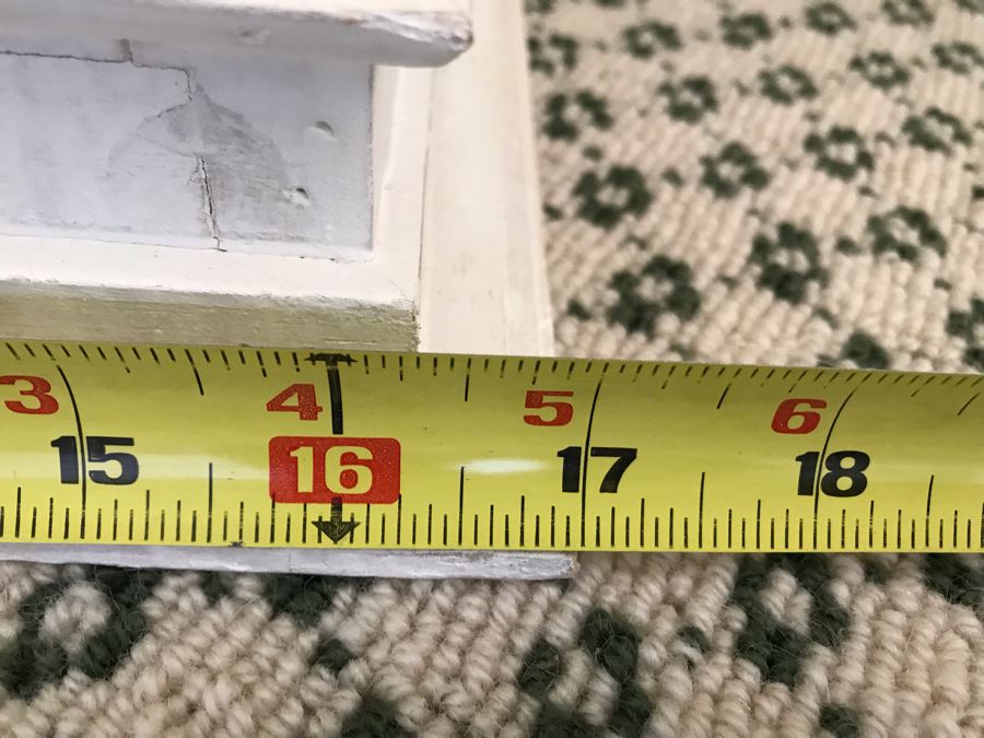 White Victorian Style Birdcage With Plush Chicks 17'W X 12'D X 30'H [Photo 13]