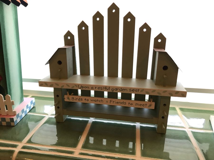 (4) Birdhouses And (1) Metal Bird Cage [Photo 4]