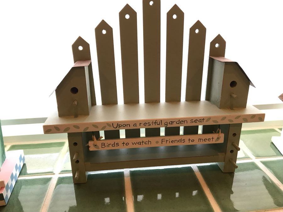 (4) Birdhouses And (1) Metal Bird Cage [Photo 9]