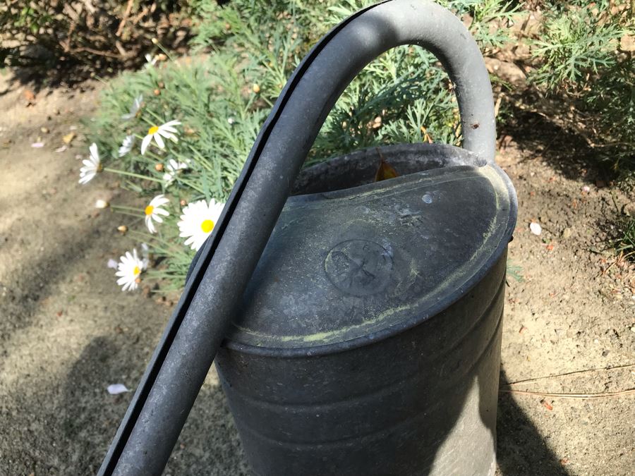 Vintage German Flying BAT Galvanzied Watering Can [Photo 7]