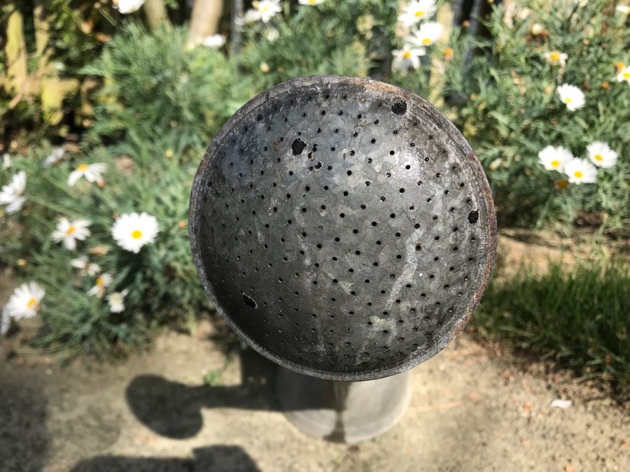 Vintage German Flying BAT Galvanzied Watering Can [Photo 8]