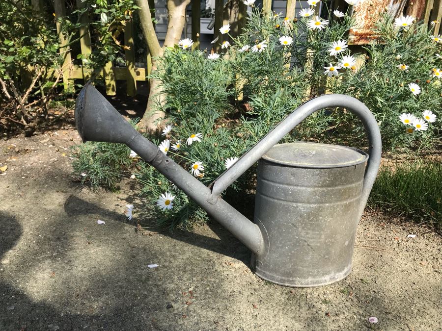 Vintage German Flying BAT Galvanzied Watering Can [Photo 3]
