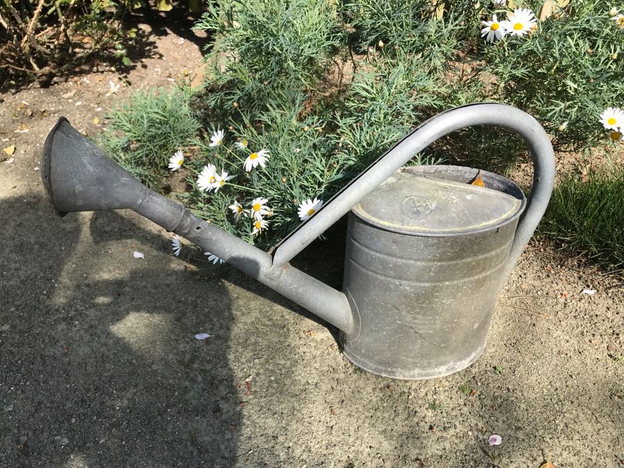 Vintage German Flying BAT Galvanzied Watering Can [Photo 4]