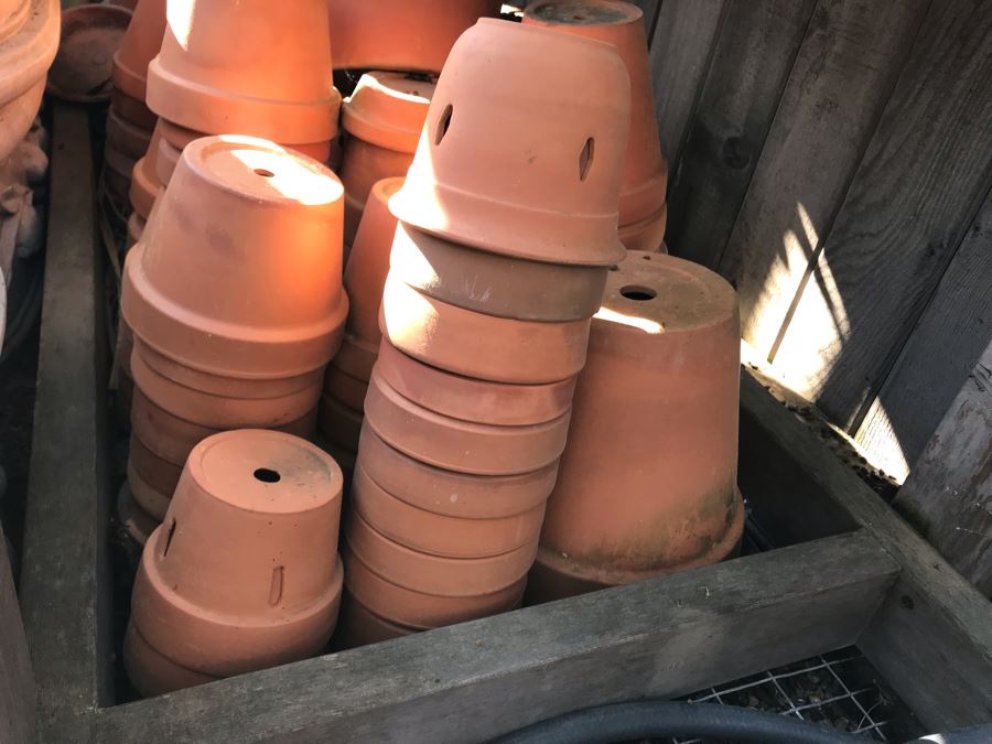 Huge Lot Of Italian Terracotta Flower Pots [Photo 7]
