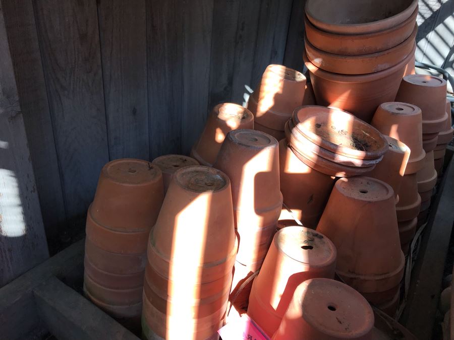 Huge Lot Of Italian Terracotta Flower Pots [Photo 9]