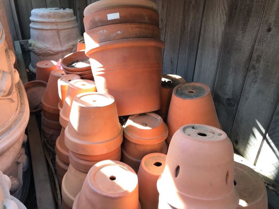 Huge Lot Of Italian Terracotta Flower Pots [Photo 8]