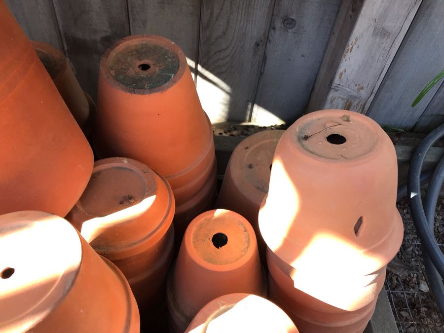Huge Lot Of Italian Terracotta Flower Pots [Photo 6]