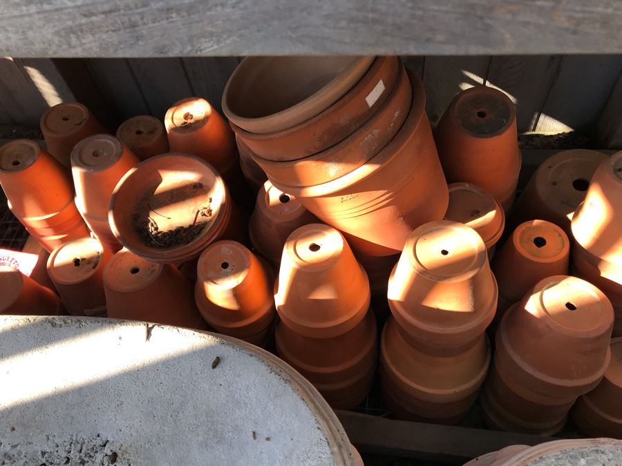 Huge Lot Of Italian Terracotta Flower Pots [Photo 4]