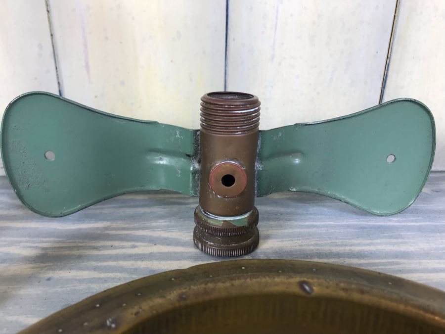 Collection Of Various Vintage Brass Lawn Sprinklers And Vintage Brass Hose Nozzles [Photo 8]