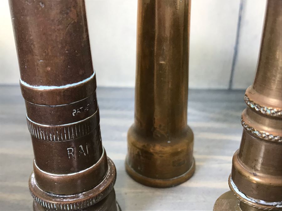 Collection Of Various Vintage Brass Lawn Sprinklers And Vintage Brass Hose Nozzles [Photo 11]