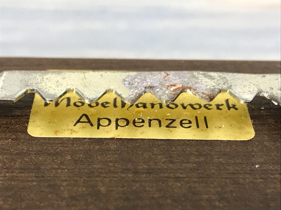 Albert Manser Swiss Embossed Metal Wall Sculpture Signed G. Heule 22'W X 5'H [Photo 8]