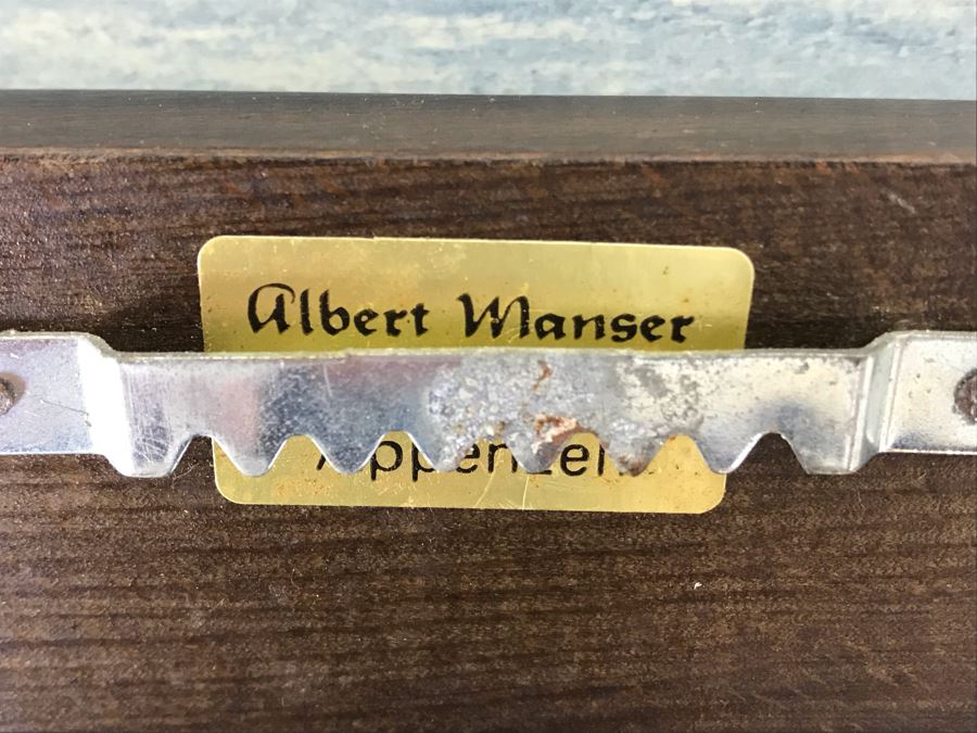 Albert Manser Swiss Embossed Metal Wall Sculpture Signed G. Heule 22'W X 5'H [Photo 7]