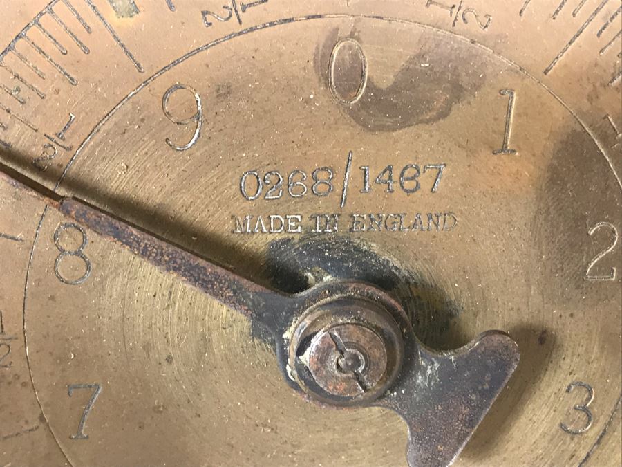 Working Vintage Brass SALTER Spring Balance Rotary Scale No. 60 MK II Made In England, Working Antique Fish Scale Frary's Improved Balance Scale No 2 New York And Hanson Model No 895 Scale For Display [Photo 5]
