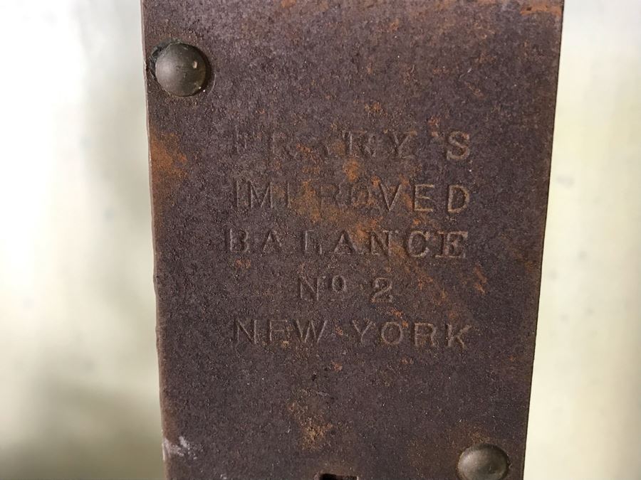 Working Vintage Brass SALTER Spring Balance Rotary Scale No. 60 MK II Made In England, Working Antique Fish Scale Frary's Improved Balance Scale No 2 New York And Hanson Model No 895 Scale For Display [Photo 10]