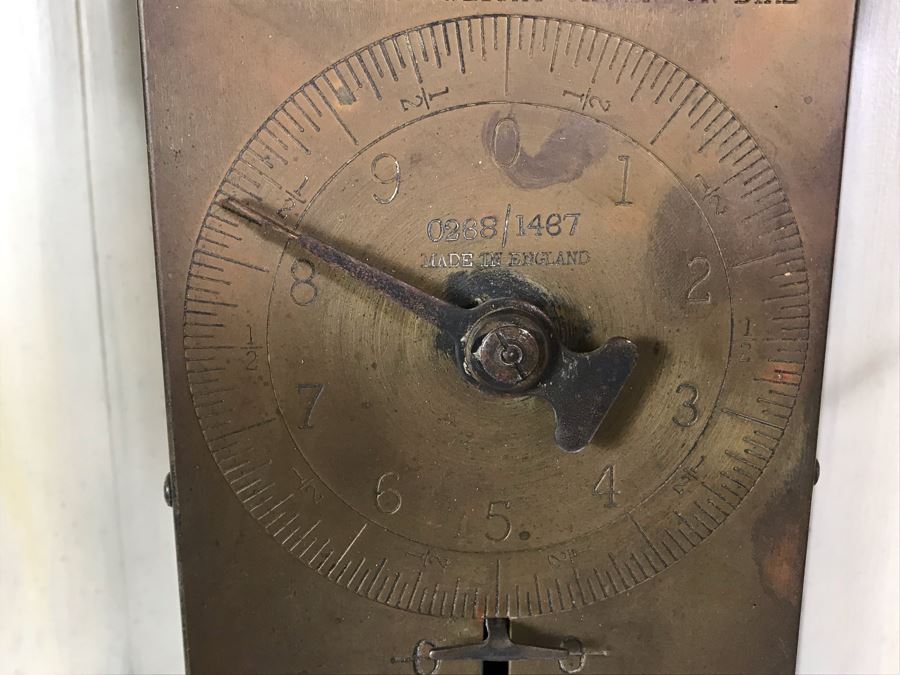 Working Vintage Brass SALTER Spring Balance Rotary Scale No. 60 MK II Made In England, Working Antique Fish Scale Frary's Improved Balance Scale No 2 New York And Hanson Model No 895 Scale For Display [Photo 4]