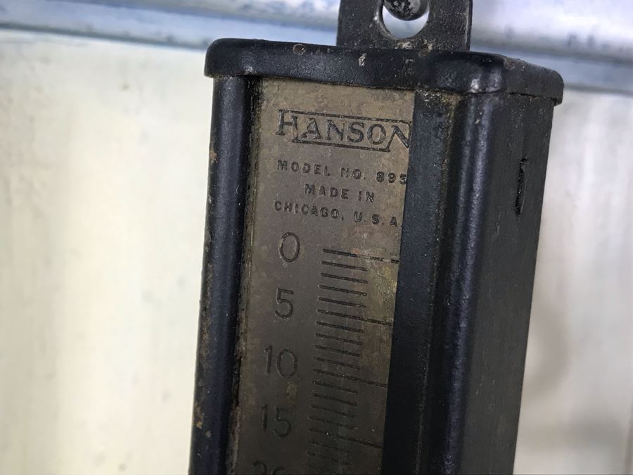 Working Vintage Brass SALTER Spring Balance Rotary Scale No. 60 MK II Made In England, Working Antique Fish Scale Frary's Improved Balance Scale No 2 New York And Hanson Model No 895 Scale For Display [Photo 16]