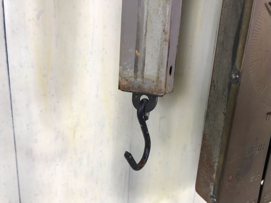 Working Vintage Brass SALTER Spring Balance Rotary Scale No. 60 MK II Made In England, Working Antique Fish Scale Frary's Improved Balance Scale No 2 New York And Hanson Model No 895 Scale For Display [Photo 14]