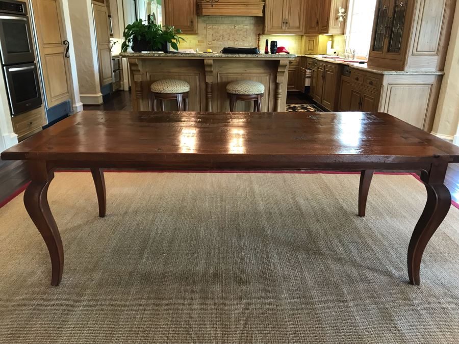 Stunning Custom Wooden Handmade Craftsman Dining Table [Photo 16]